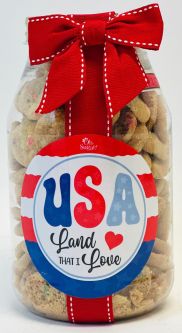 Sensational Nam's Bits 4th of July Cookie Jar
